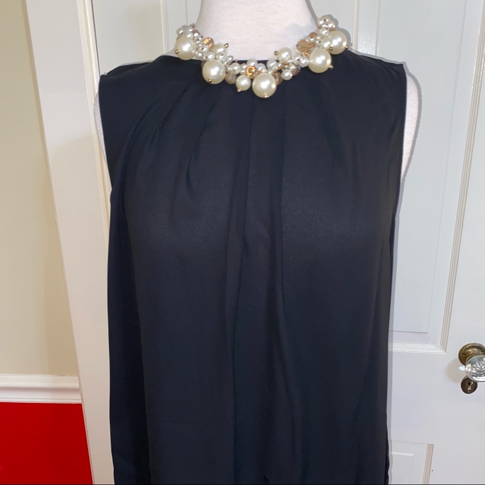 Worthington Black Tank perfect layering piece!
